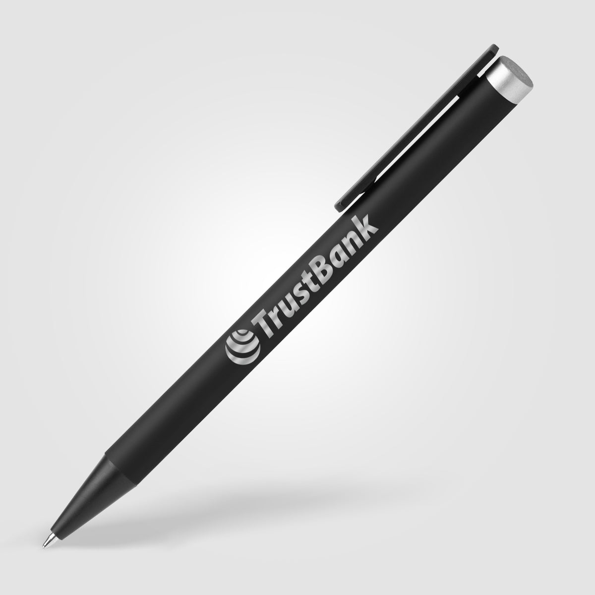 Stylo-bille Volos en aluminium recyclé finition miroir colorée