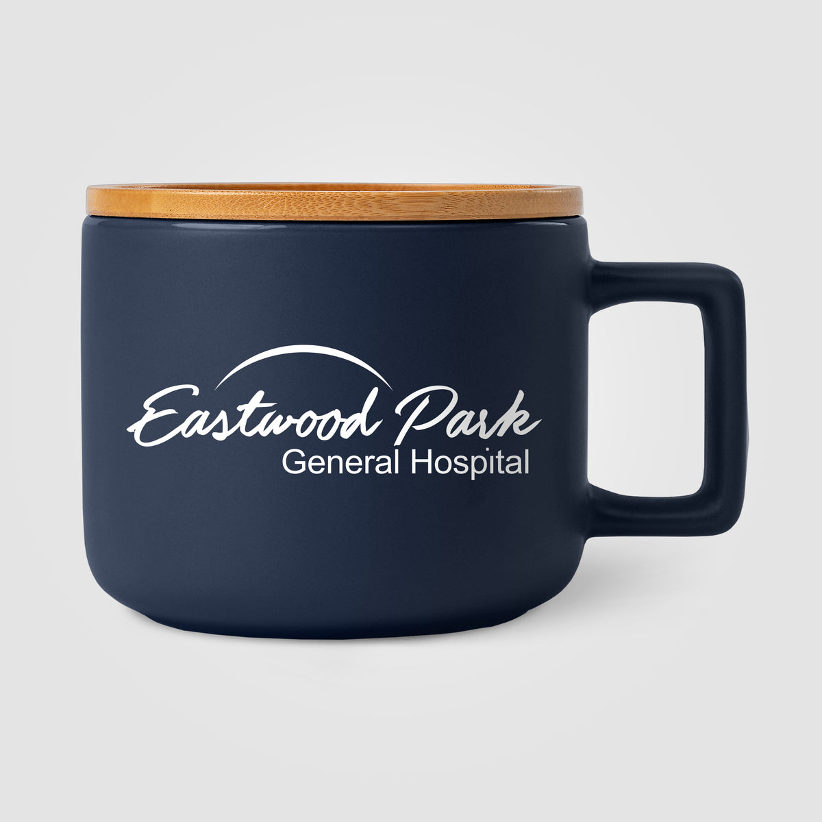 Café Virtuoso - 355 ml Tasse en céramique avec couvercle en bambou