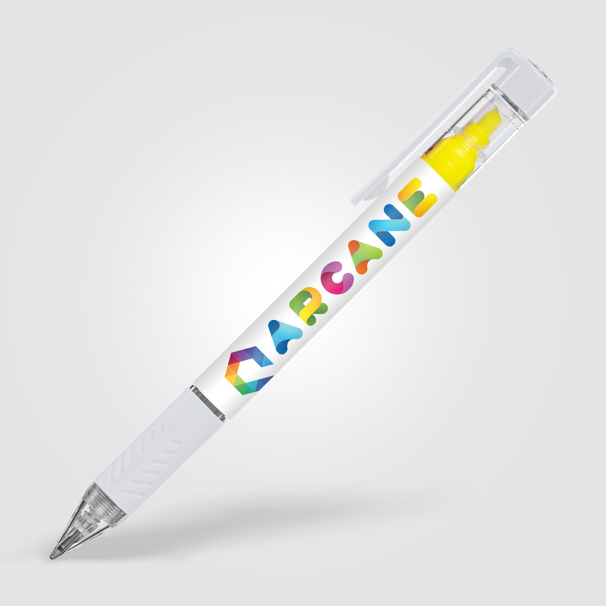Stylo surligneur Bergman avec grip colouré