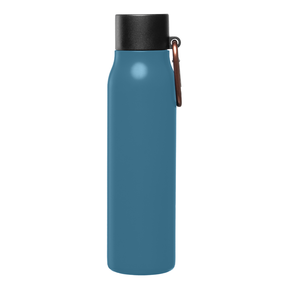 Gourde Strata isotherme en acier inoxydable recyclé avec mousqueton – 550 ml