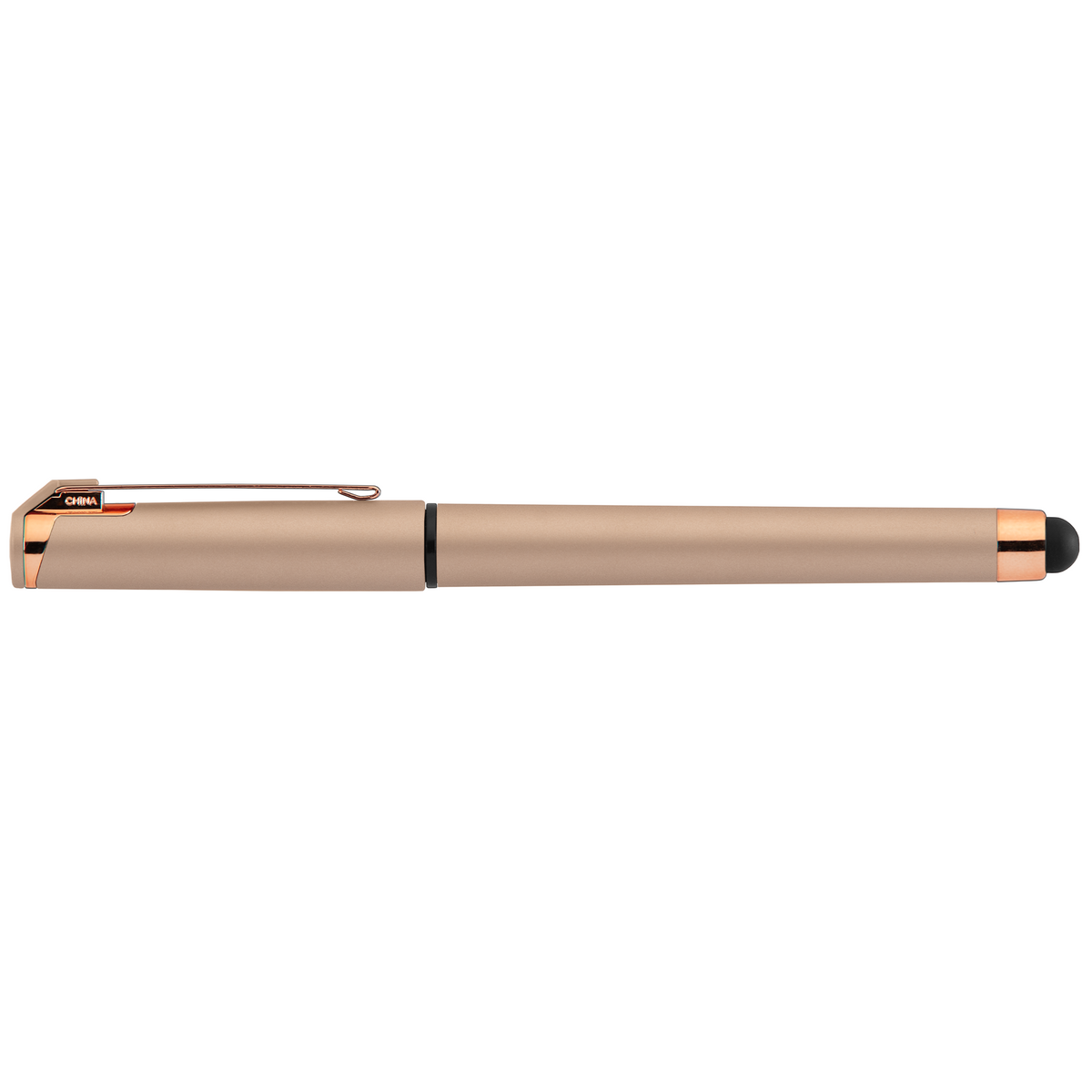 Islander Softy Rose Gold Designer Stylo à gel métallique avec stylet