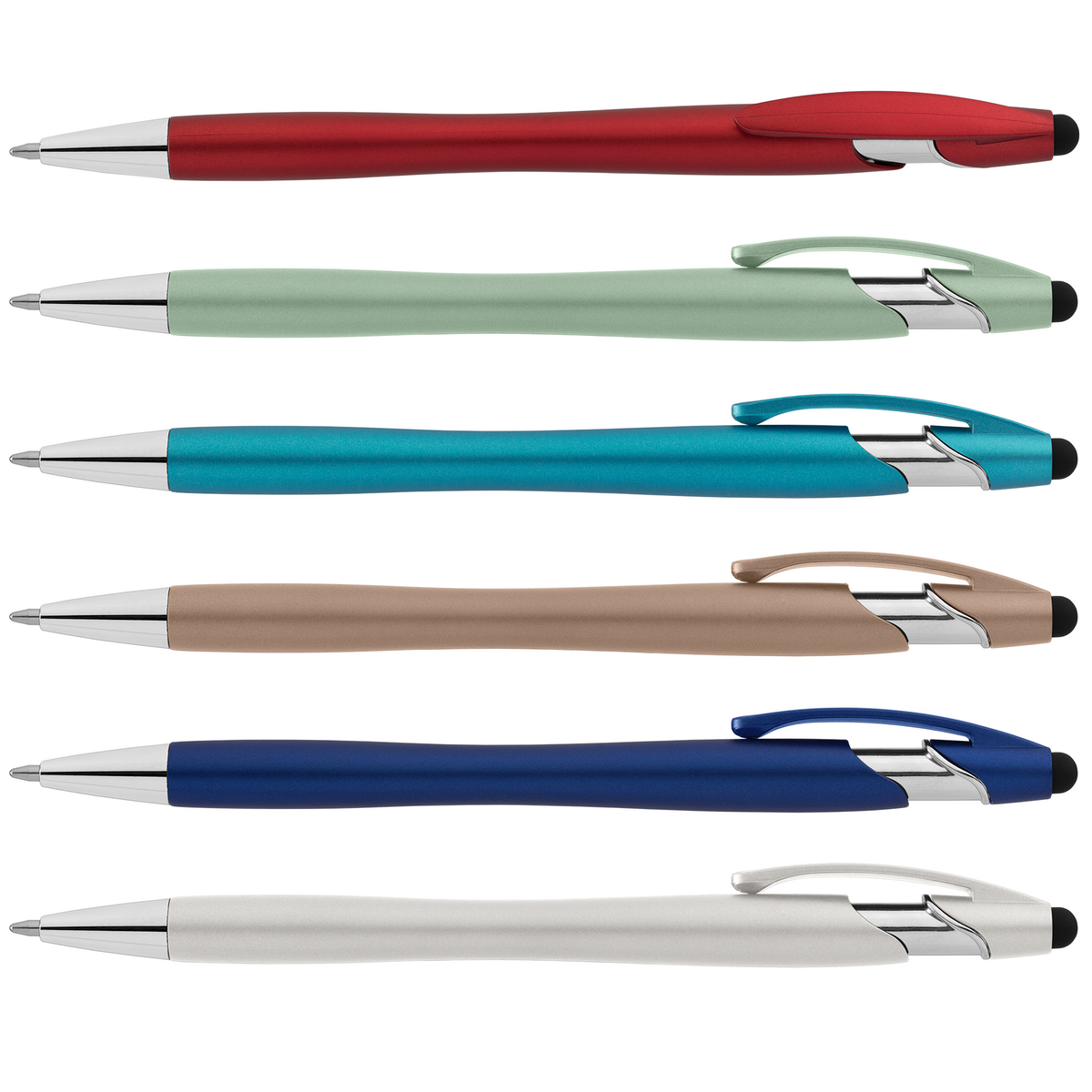 Stylo recyclé La Jolla avec stylet + encre anti-fraude