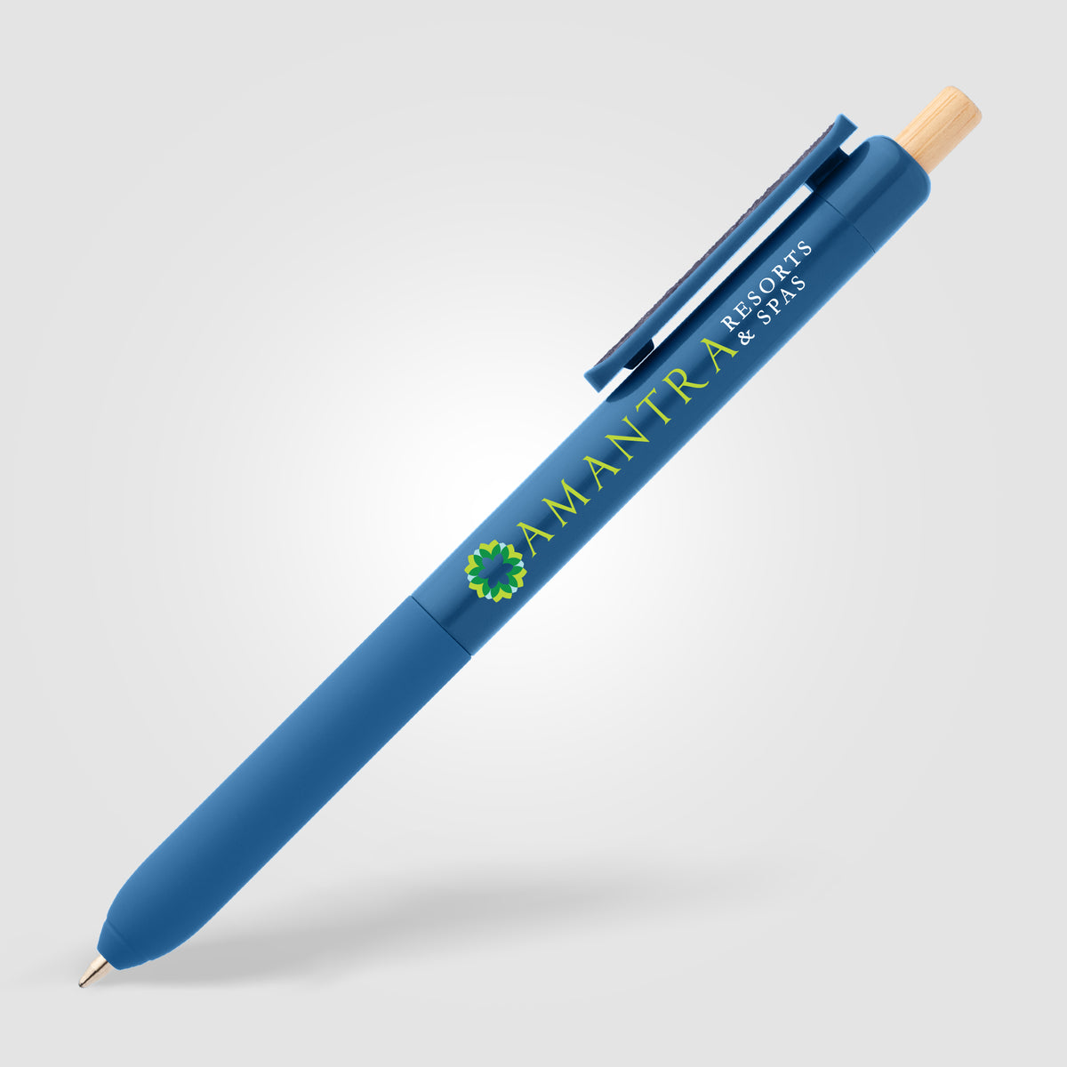 Stylo à clip sensoriel en plastique recyclé Echo