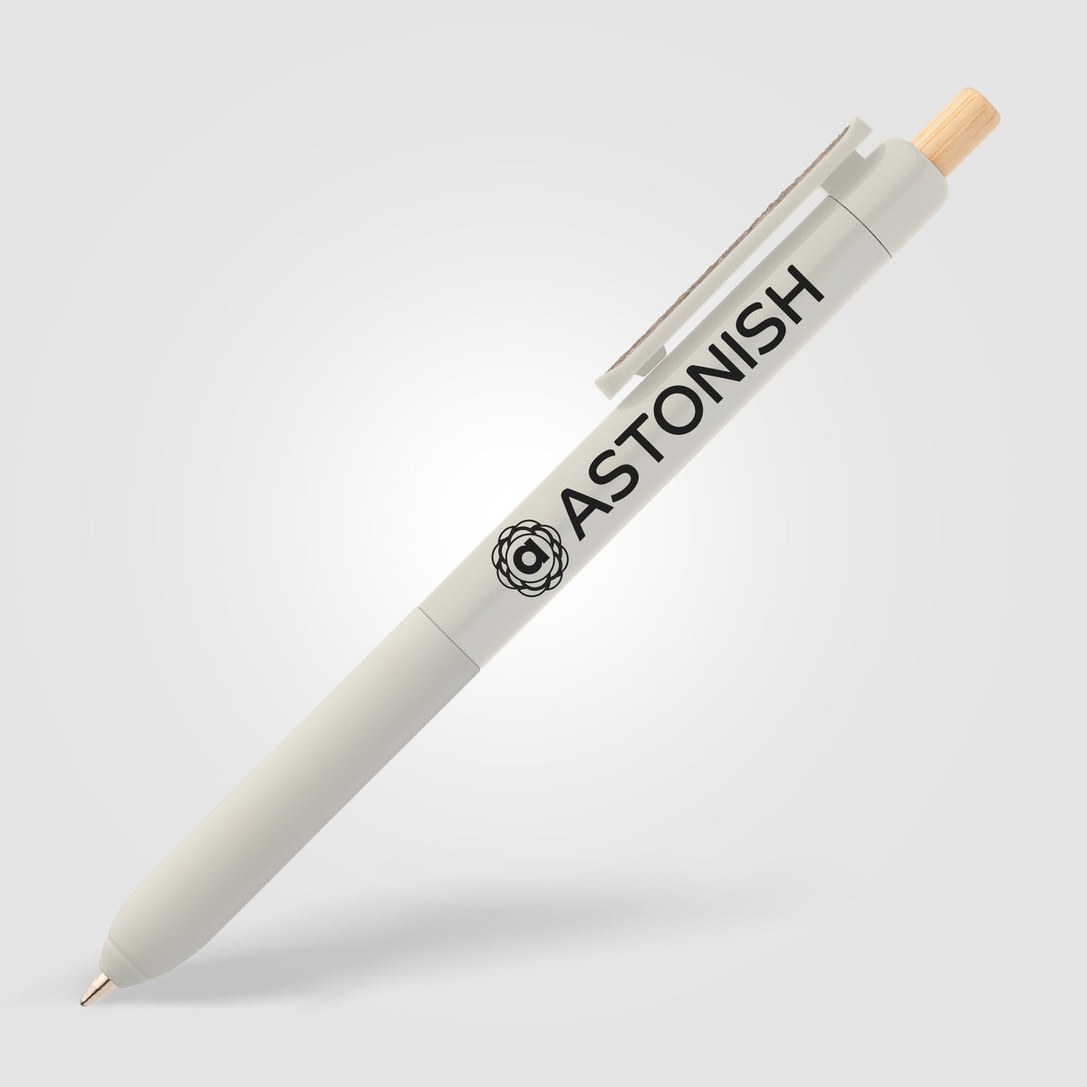 Stylo à clip sensoriel en plastique recyclé Echo