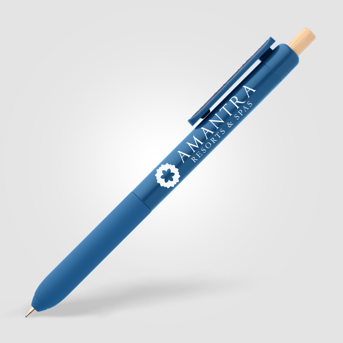 Stylo à clip sensoriel en plastique recyclé Echo