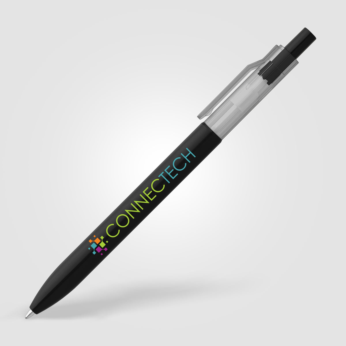 Stylo Nimbus à clip translucide rPET