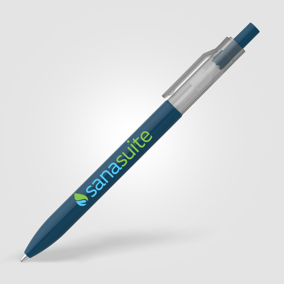 Stylo Nimbus à clip translucide rPET