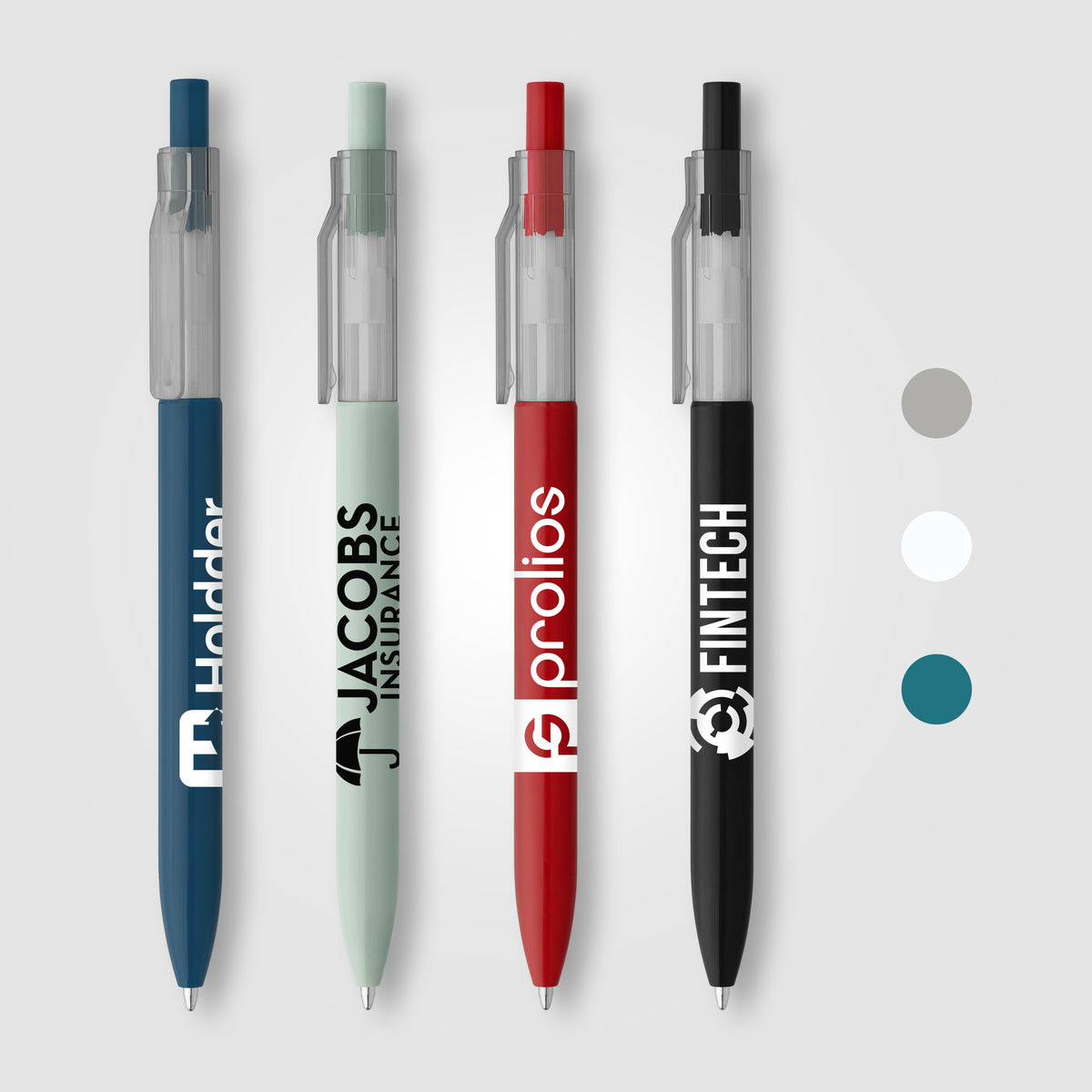 Stylo Nimbus à clip translucide rPET