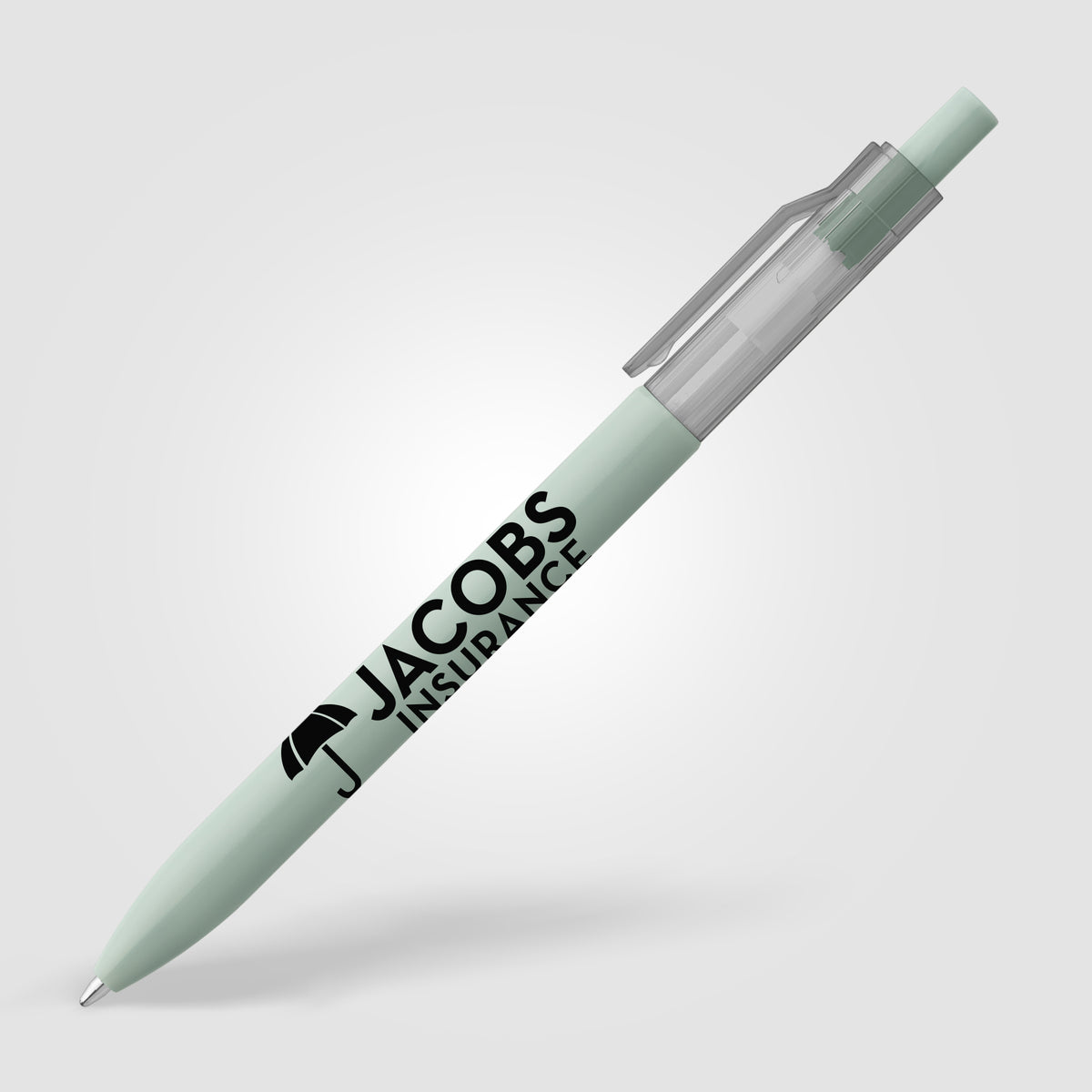 Stylo Nimbus à clip translucide rPET