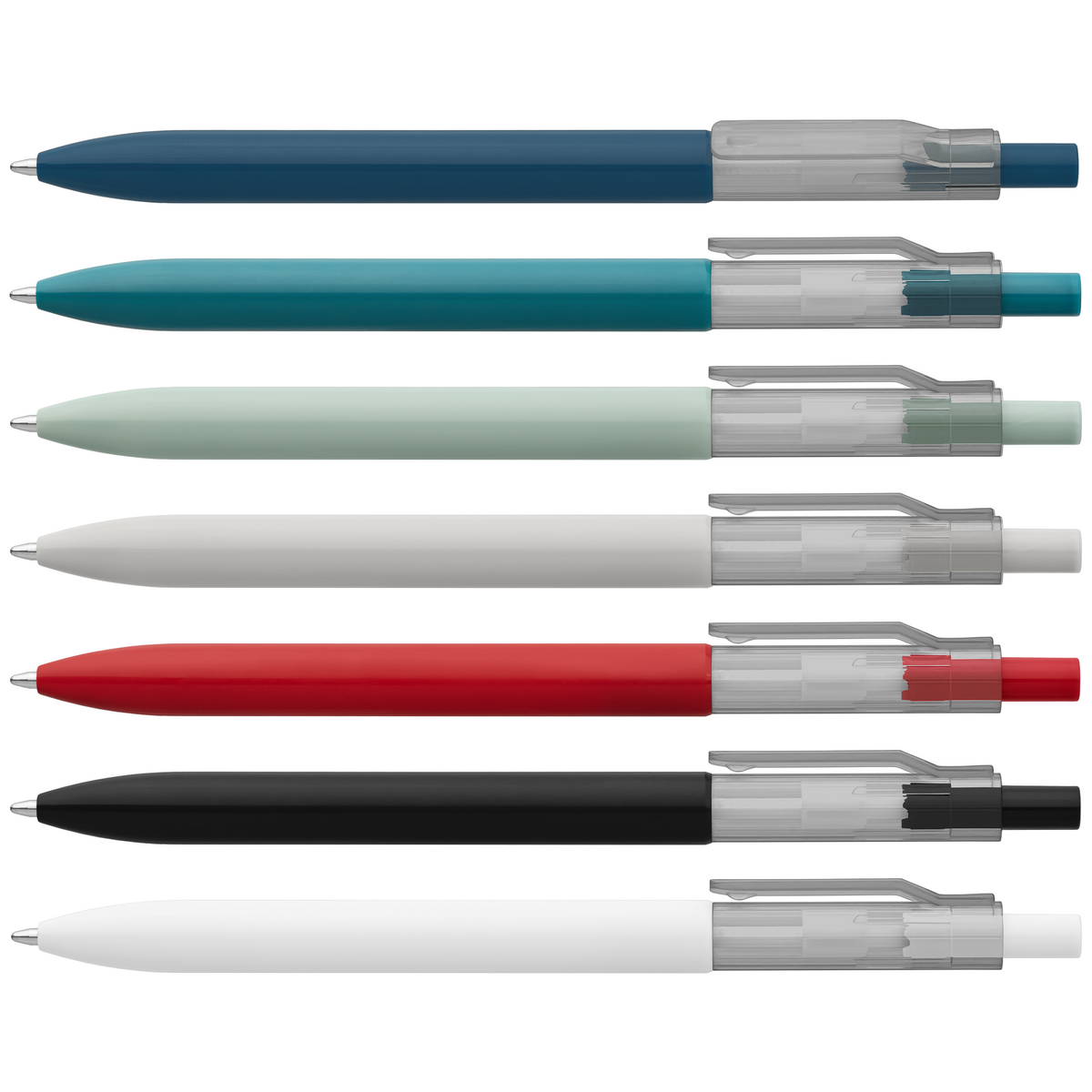 Stylo Nimbus à clip translucide rPET