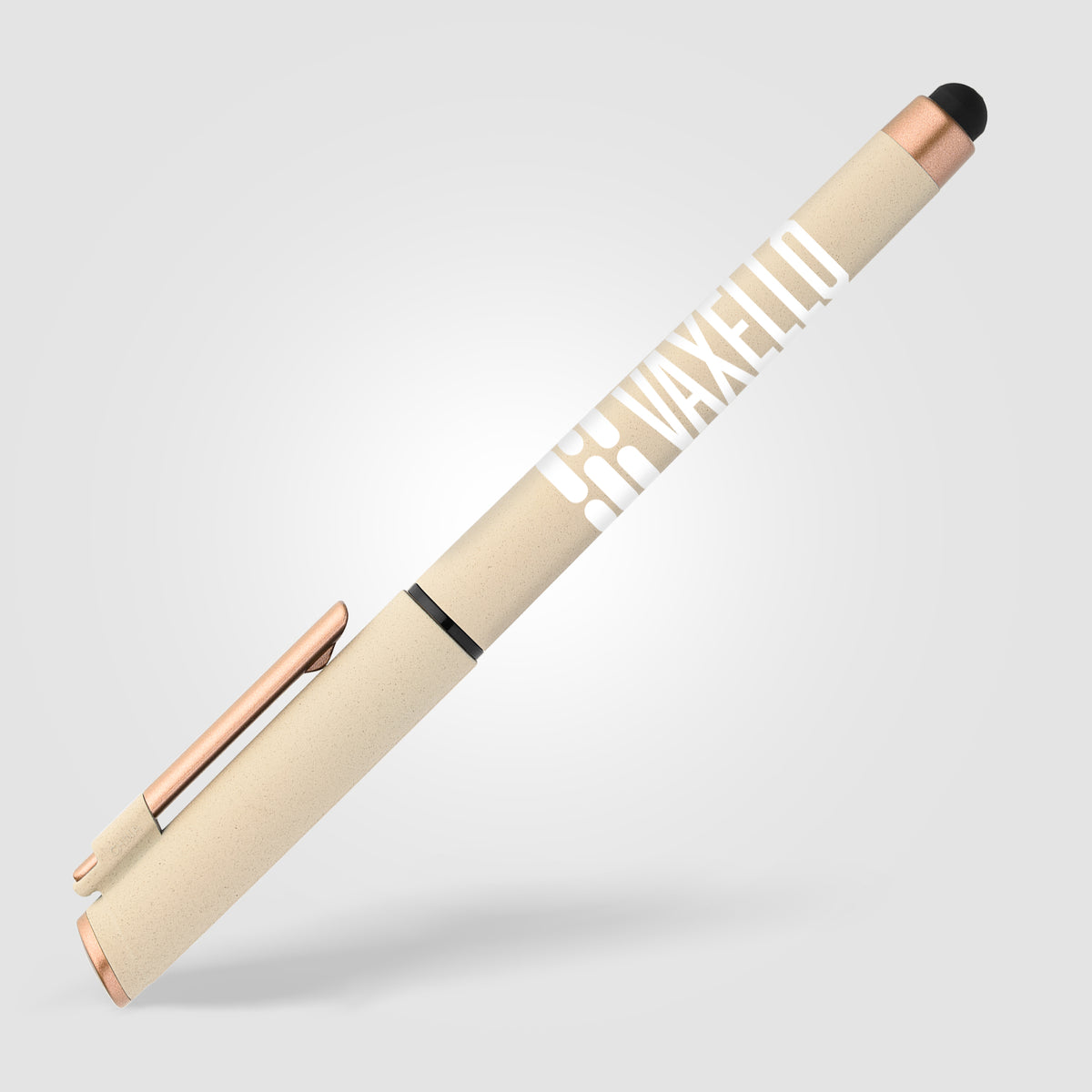 Stylo gel stylet York, plastique recyclé, finition bronze