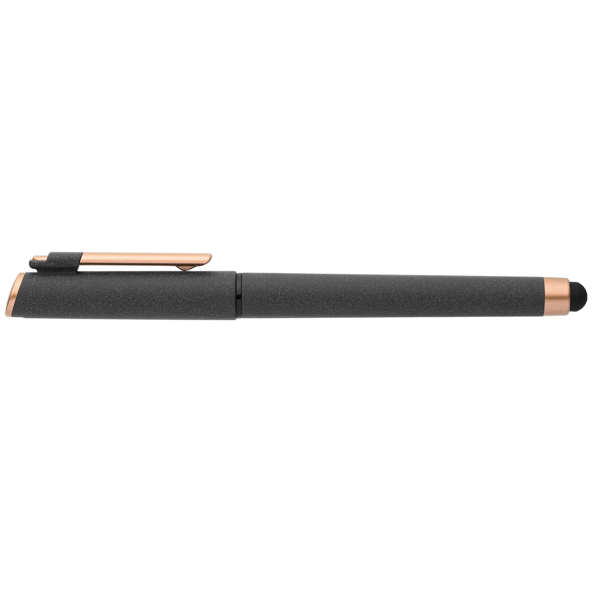 Stylo gel stylet York, plastique recyclé, finition bronze