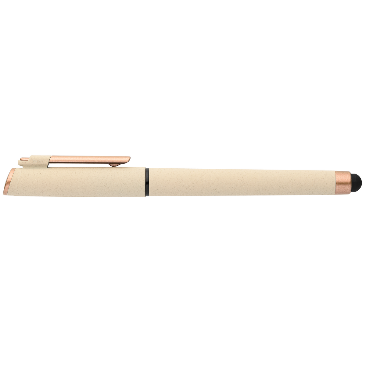 Stylo gel stylet York, plastique recyclé, finition bronze
