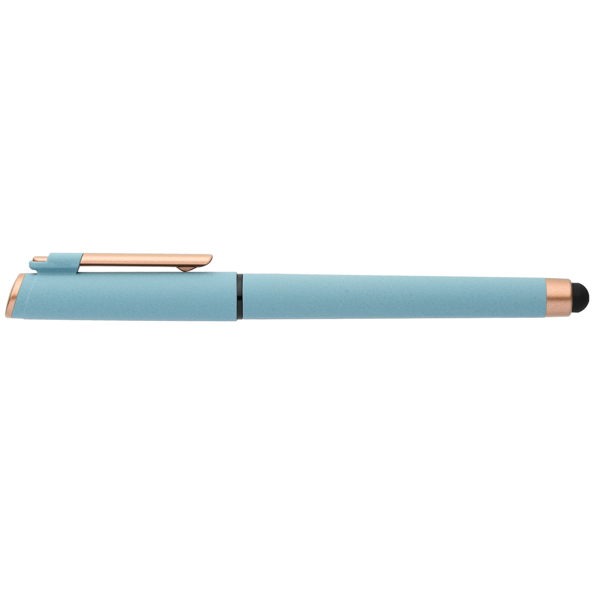 Coffret cadeau Reborn, stylo et lampe torche, aluminium recyclé avec accents en bambou - impression 