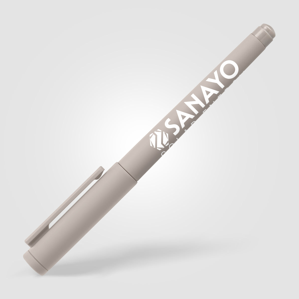 Stylo gel Aeris, plastique recyclé, monochrome