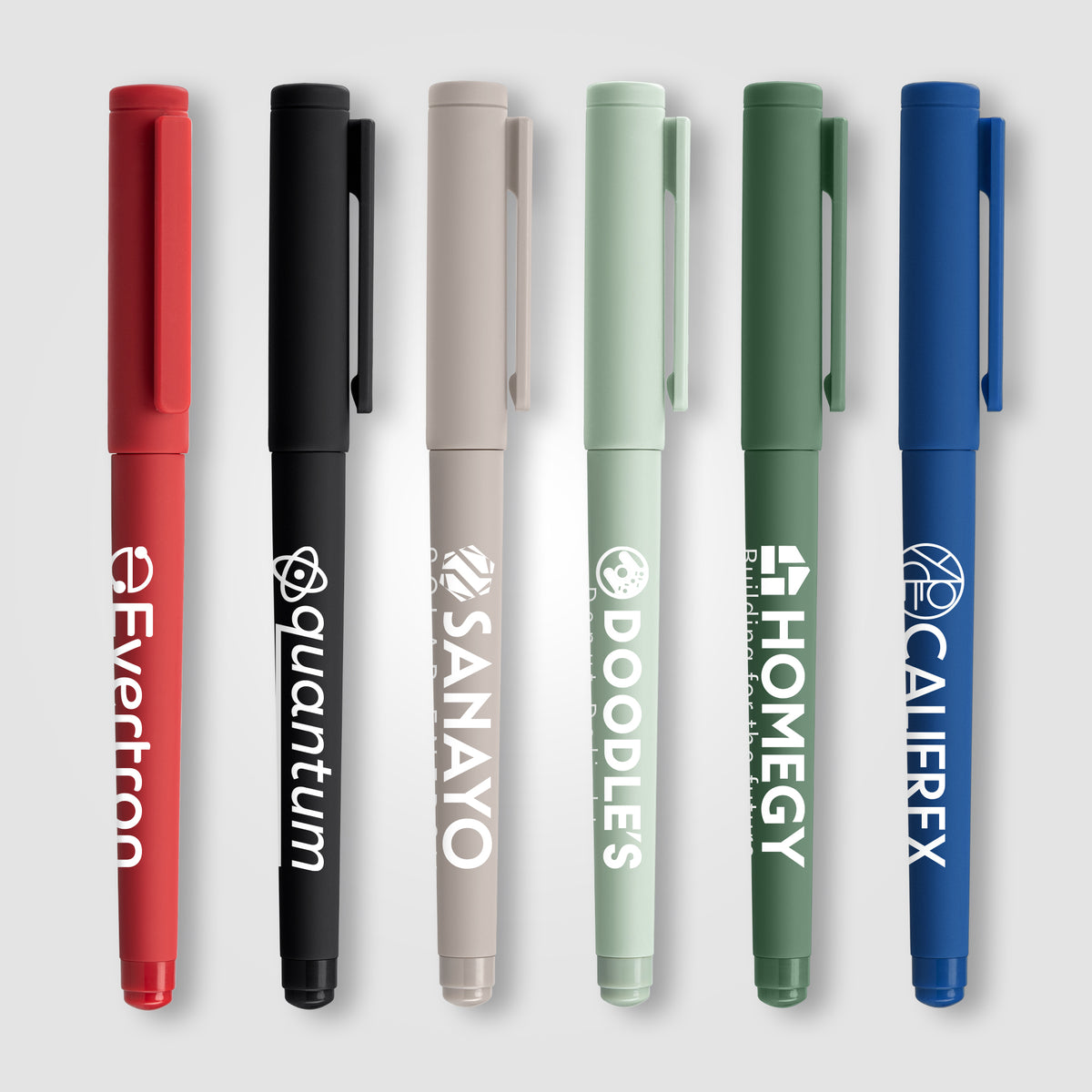 Stylo gel Aeris, plastique recyclé, monochrome