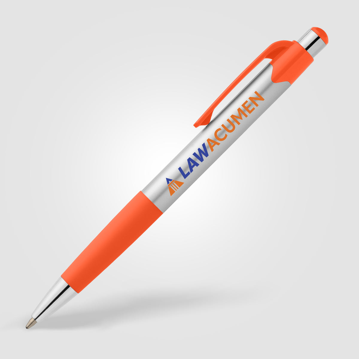 Stylo Smoothy en plastique recyclé avec grip coloré