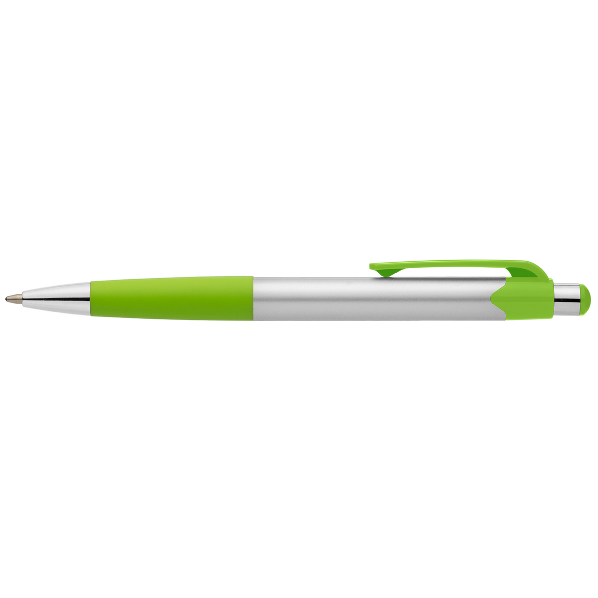 Stylo Smoothy en plastique recyclé avec grip coloré