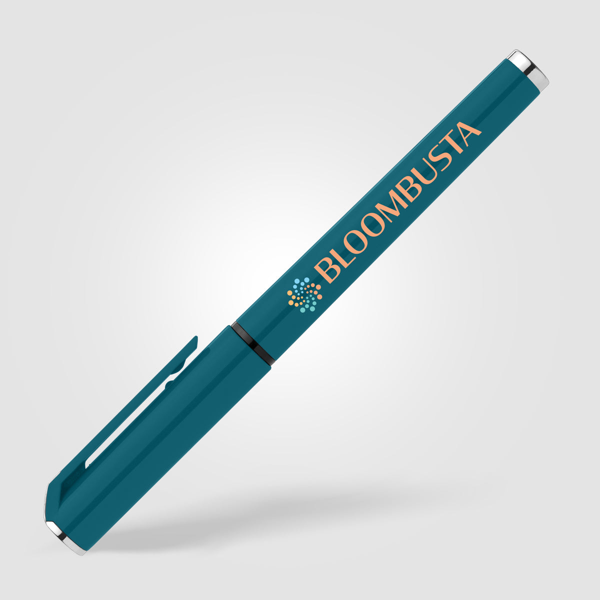 Stylo gel monochrome Islander en plastique recyclé