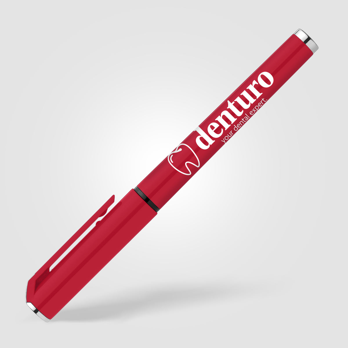Stylo gel monochrome Islander en plastique recyclé