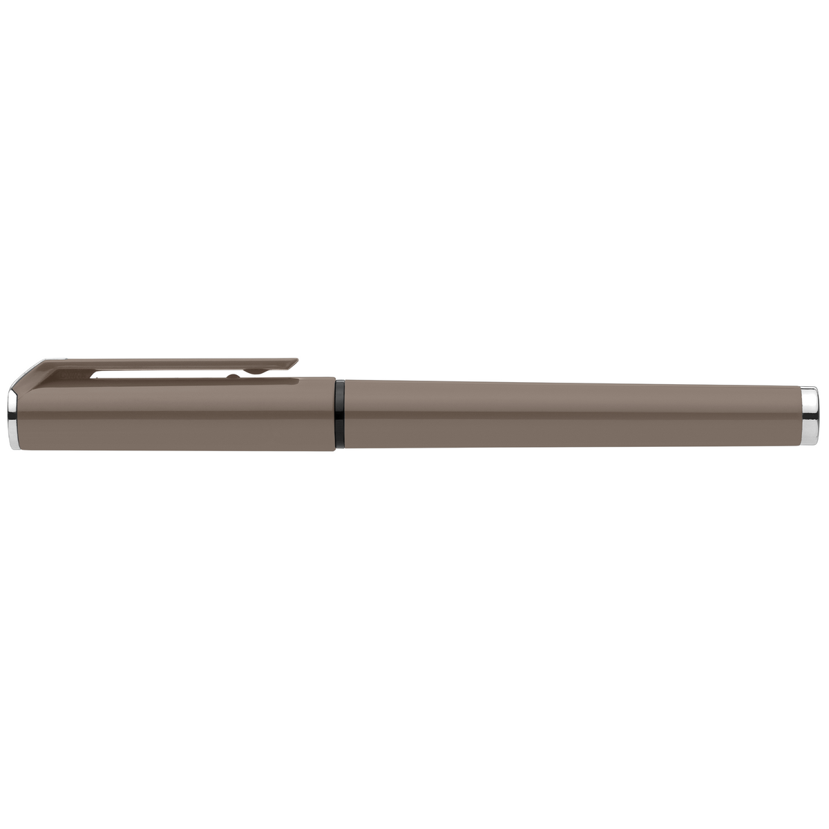 Stylo gel monochrome Islander en plastique recyclé