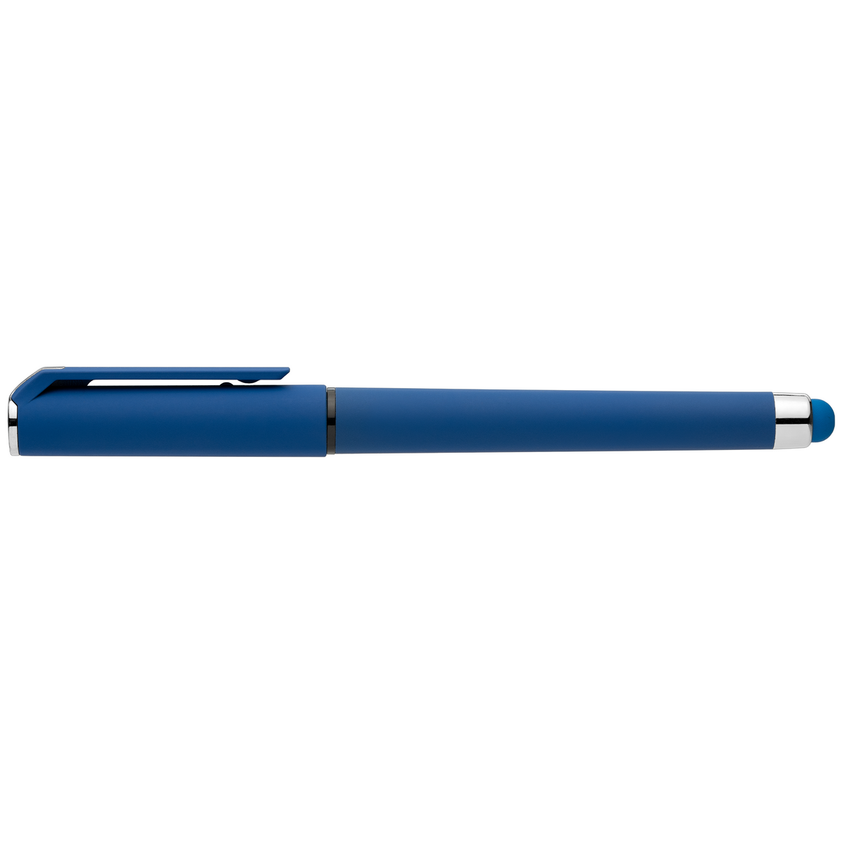 Stylo Islander en plastique recyclé avec grip gel monochrome