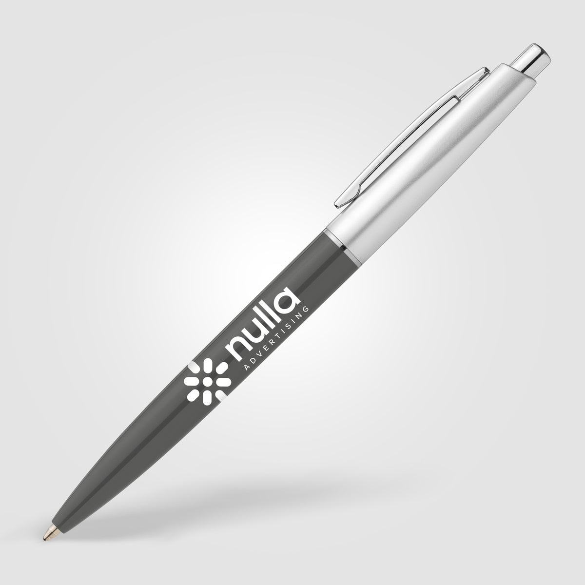 Stylo Natori en plastique recyclé avec finition chromée