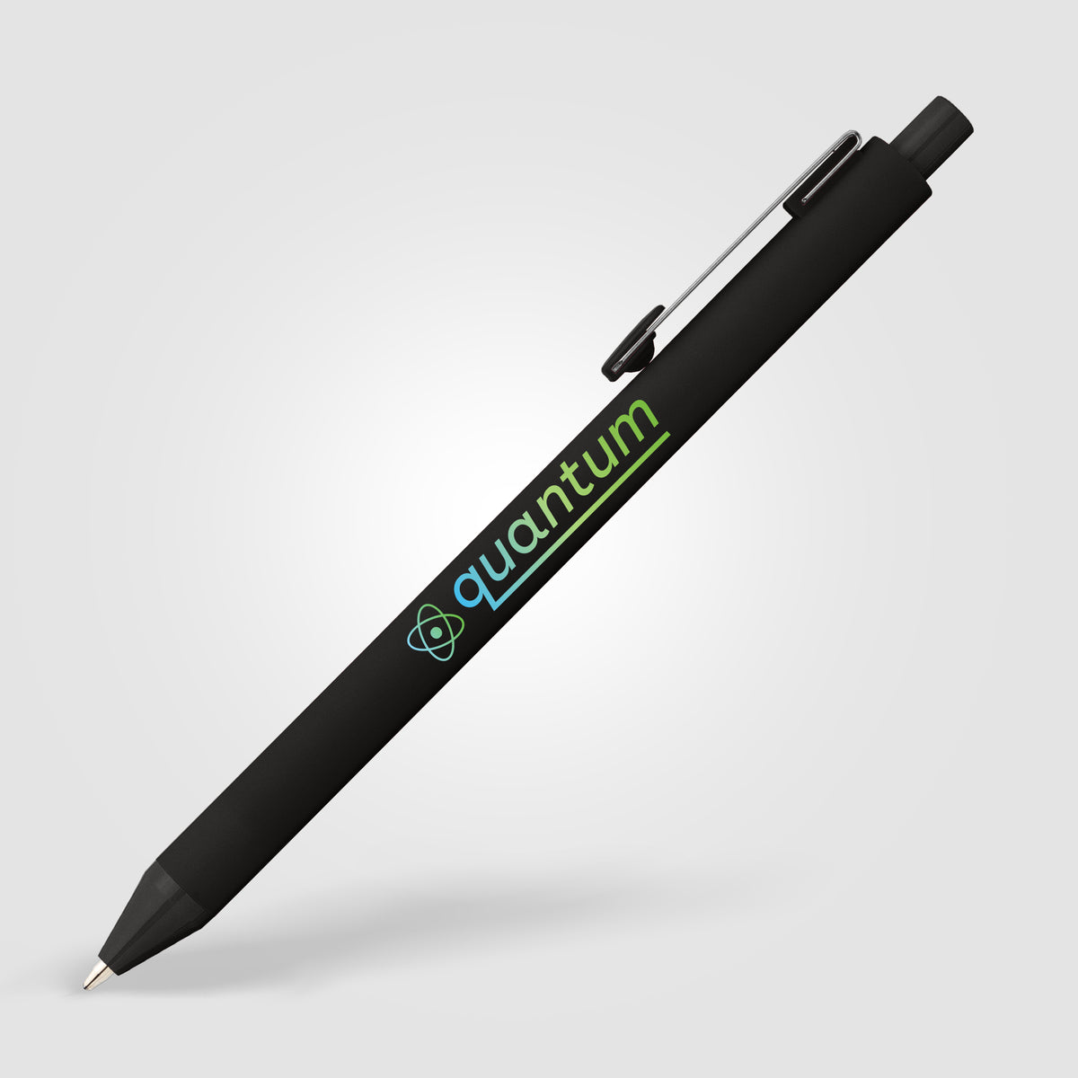 Stylo gel Vela Essentials en plastique recyclé Soft-Touch