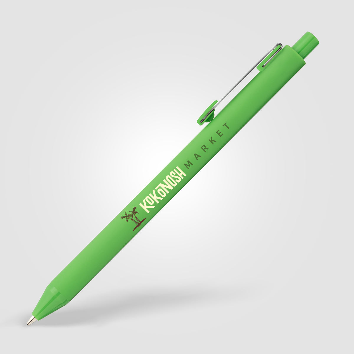 Stylo gel Vela Essentials en plastique recyclé Soft-Touch