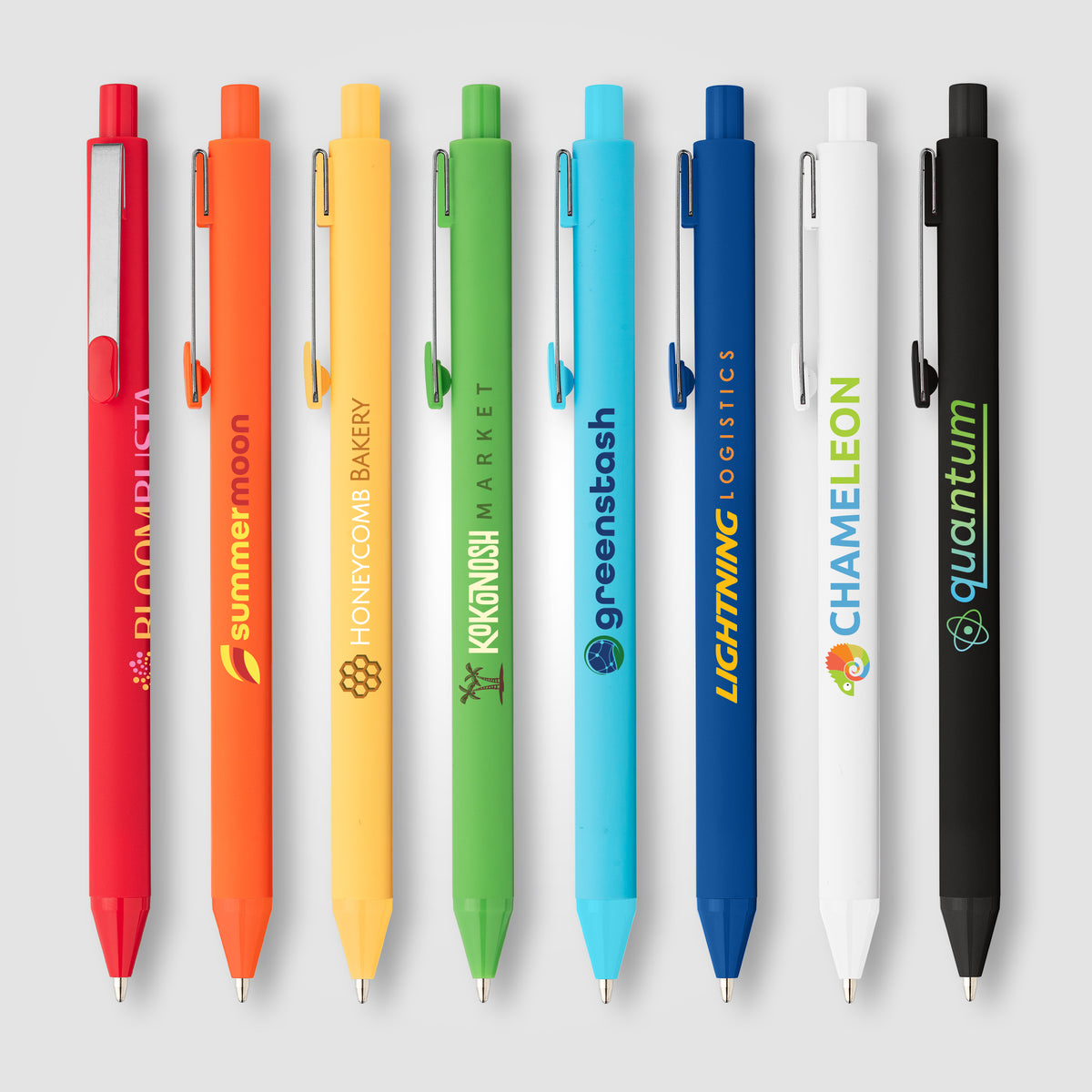Stylo gel Vela Essentials en plastique recyclé Soft-Touch
