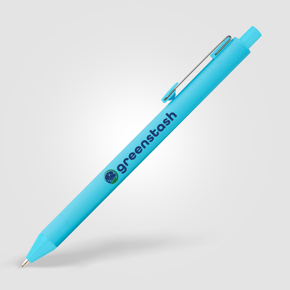 Stylo gel Vela Essentials en plastique recyclé Soft-Touch