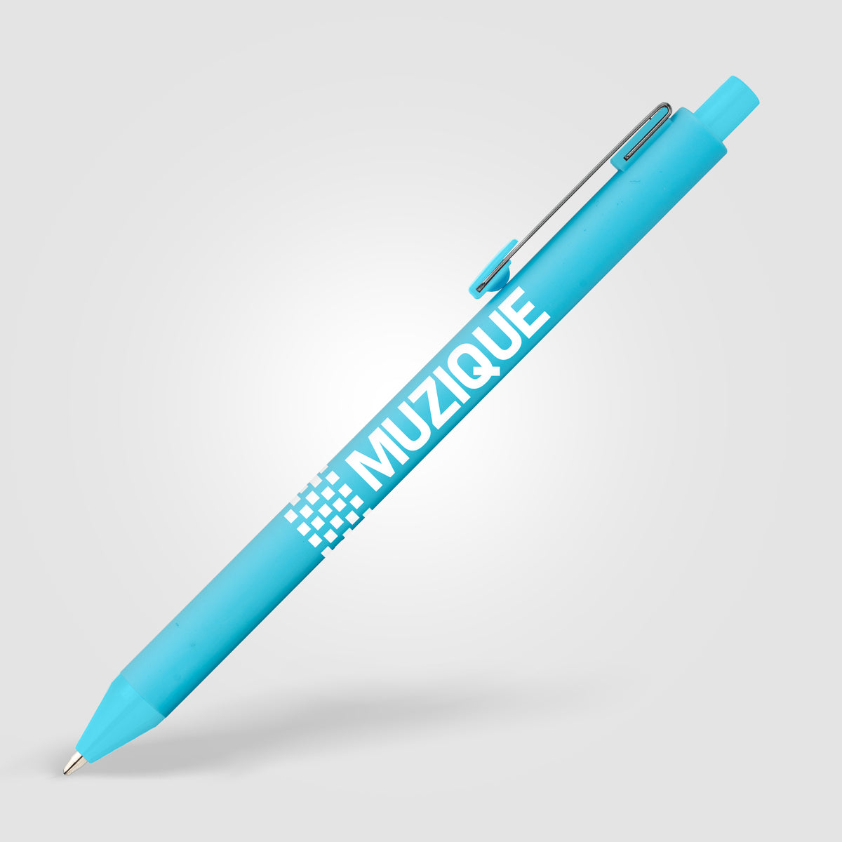 Stylo gel Vela Essentials en plastique recyclé Soft-Touch