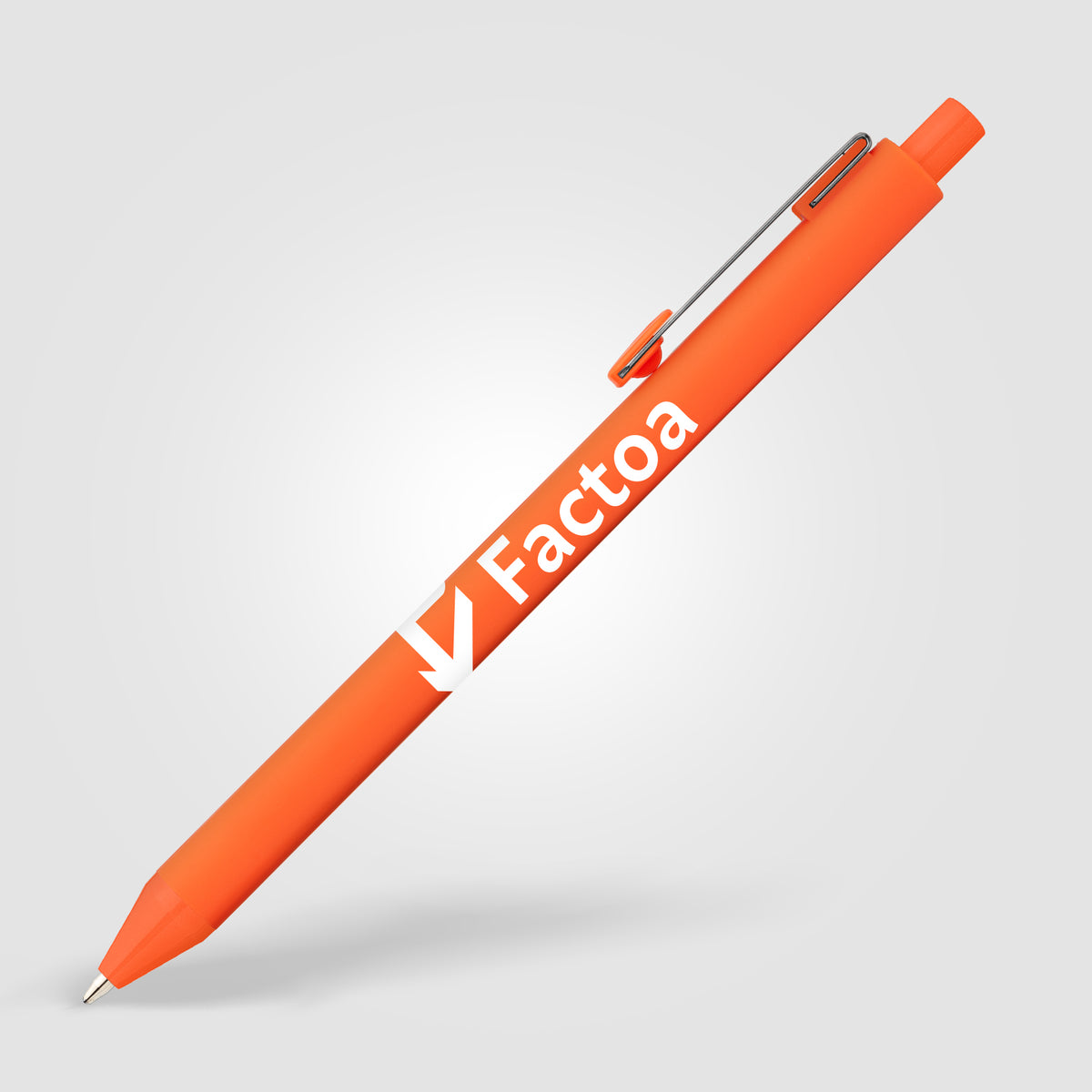 Stylo gel Vela Essentials en plastique recyclé Soft-Touch