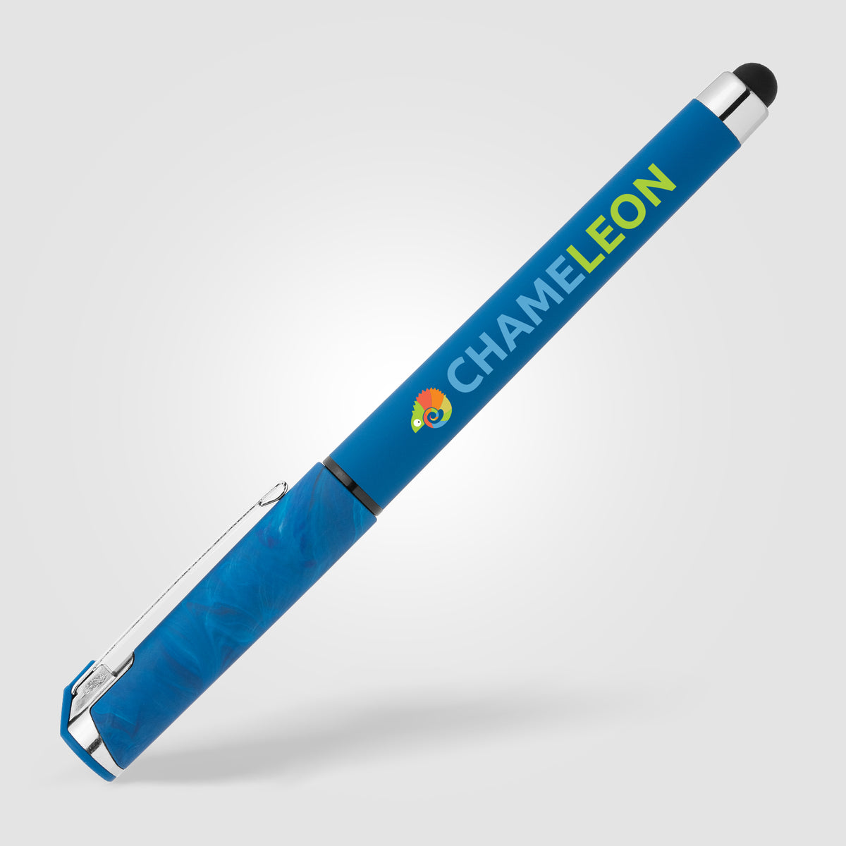 Stylo stylet Islander en plastique effet marbré