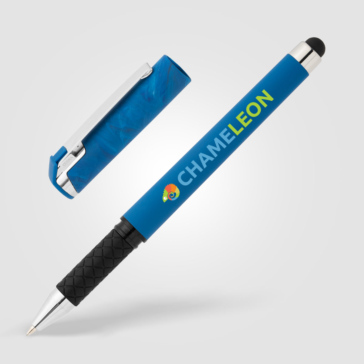 Stylo stylet Islander en plastique effet marbré