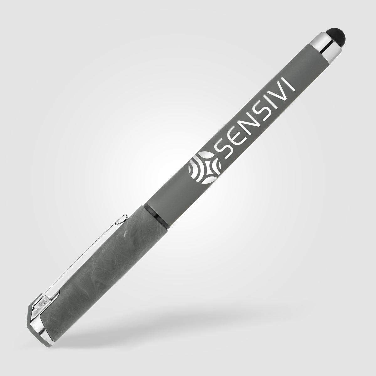 Stylo stylet Islander en plastique effet marbré