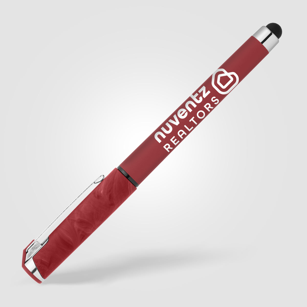 Stylo stylet Islander en plastique effet marbré
