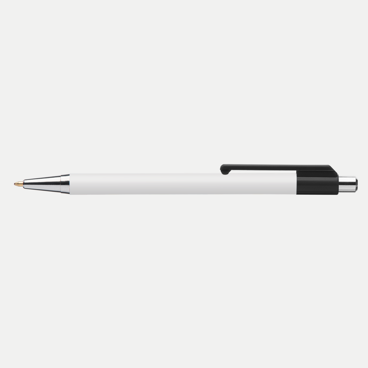 Stylo Astaire chrome avec embout coloré