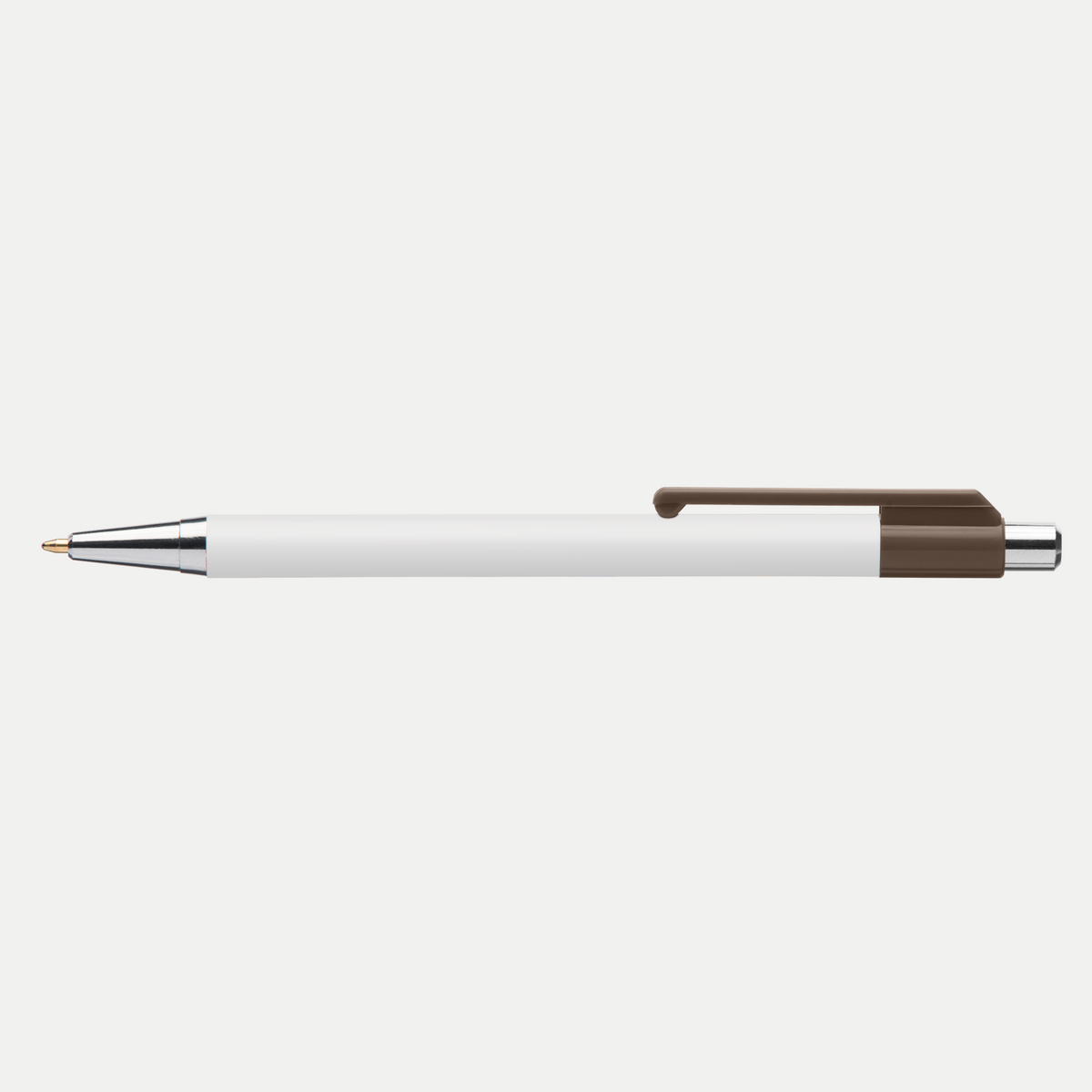 Stylo Astaire chrome avec embout coloré
