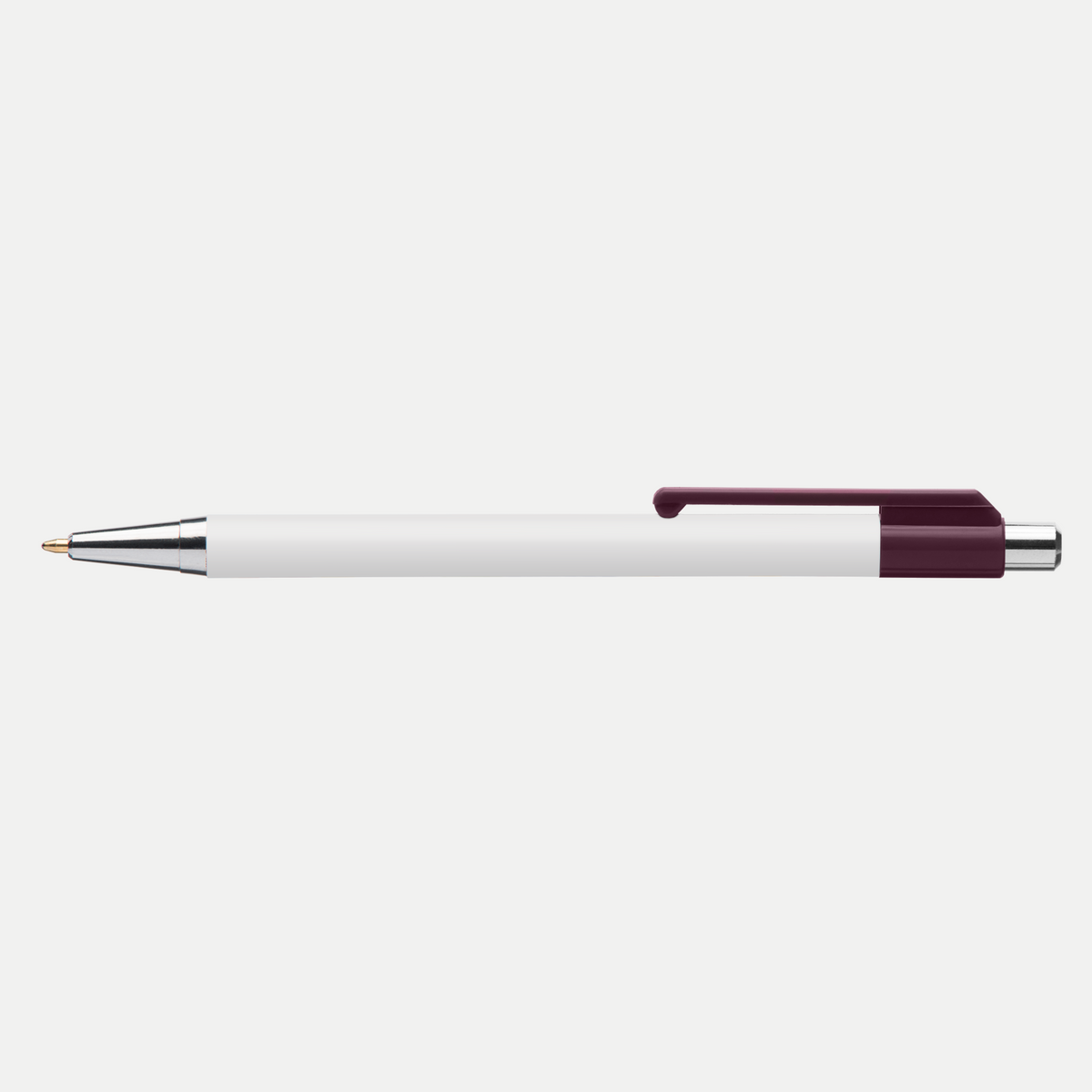 Stylo Astaire chrome avec embout coloré