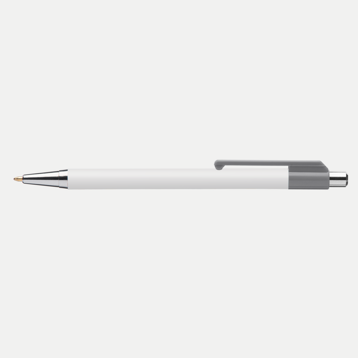 Stylo Astaire chrome avec embout coloré