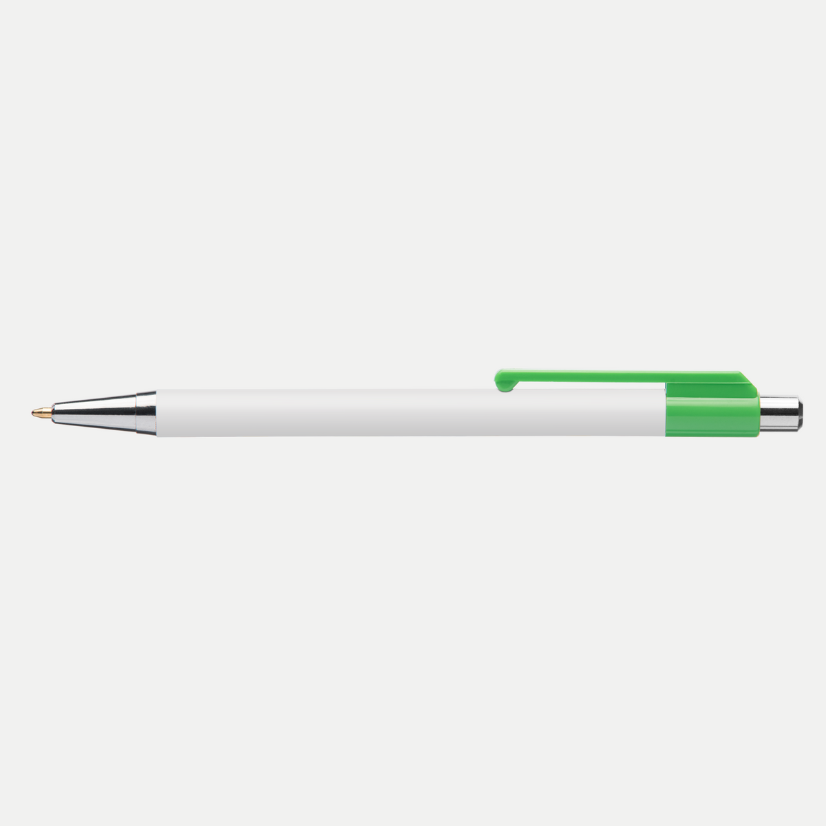 Stylo Astaire chrome avec embout coloré