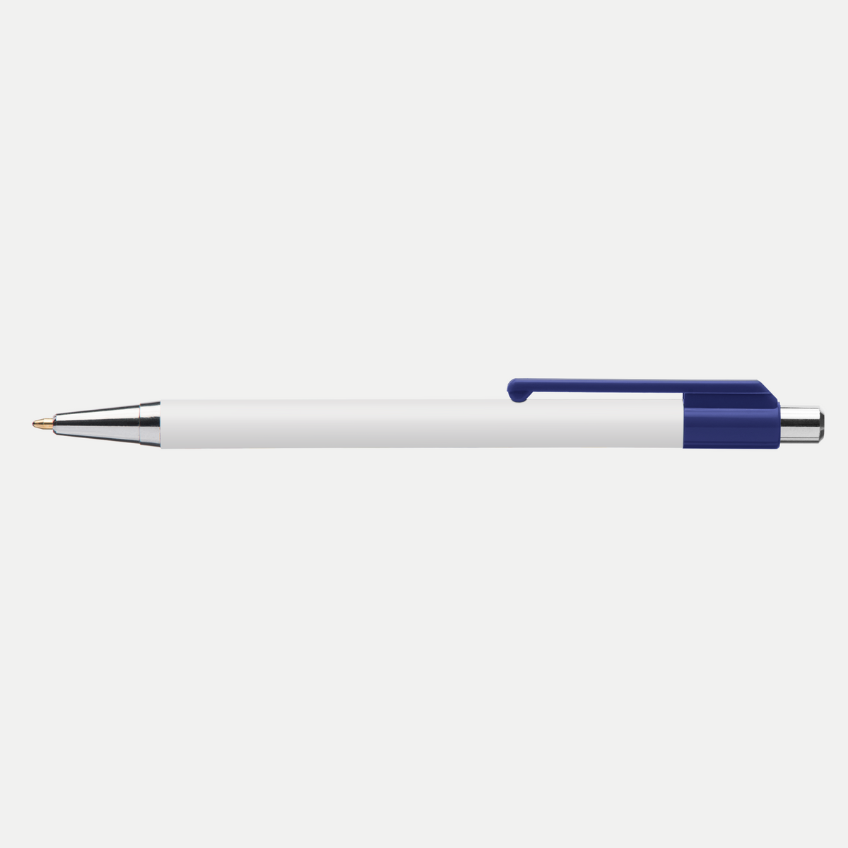 Stylo Astaire chrome avec embout coloré