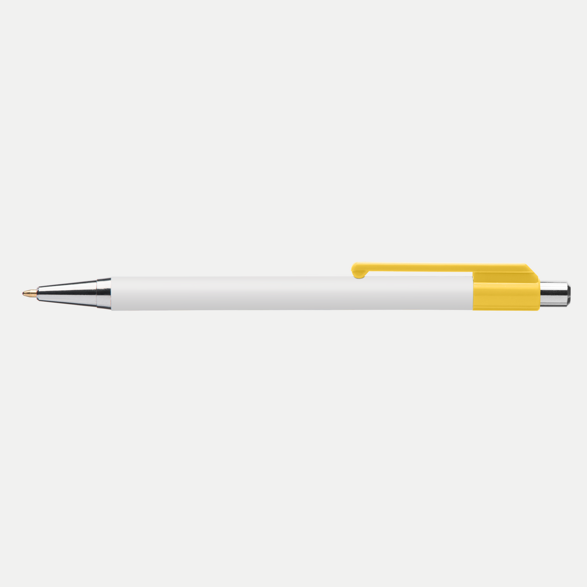 Stylo Astaire chrome avec embout coloré