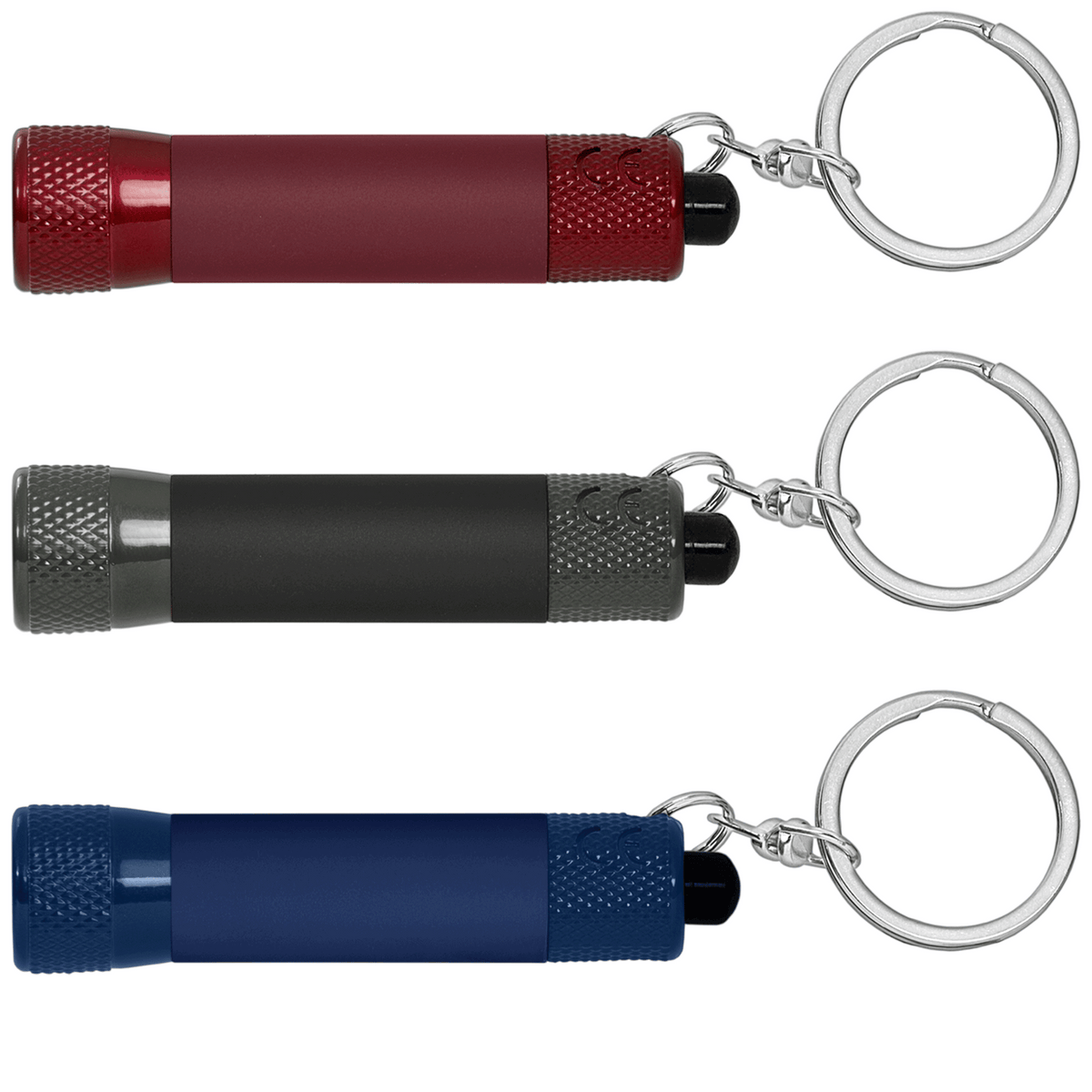 Chroma Softy Monochrome Classique Porte-clés lampe de poche à 3 LED