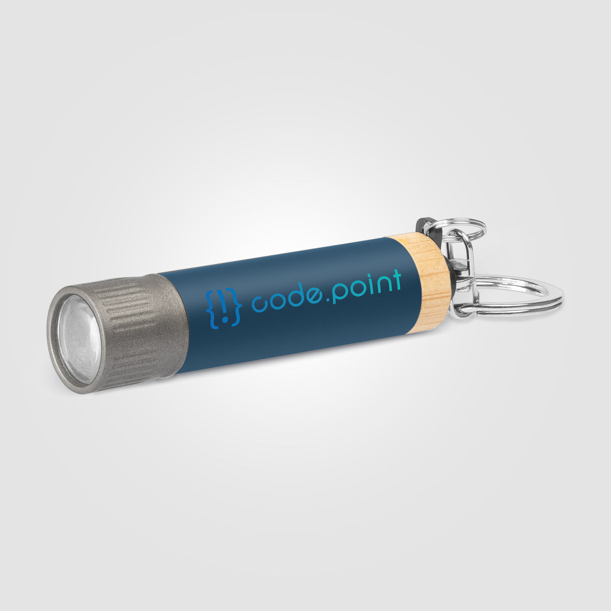 Lampe de poche porte-clés Reborn en aluminium recyclé