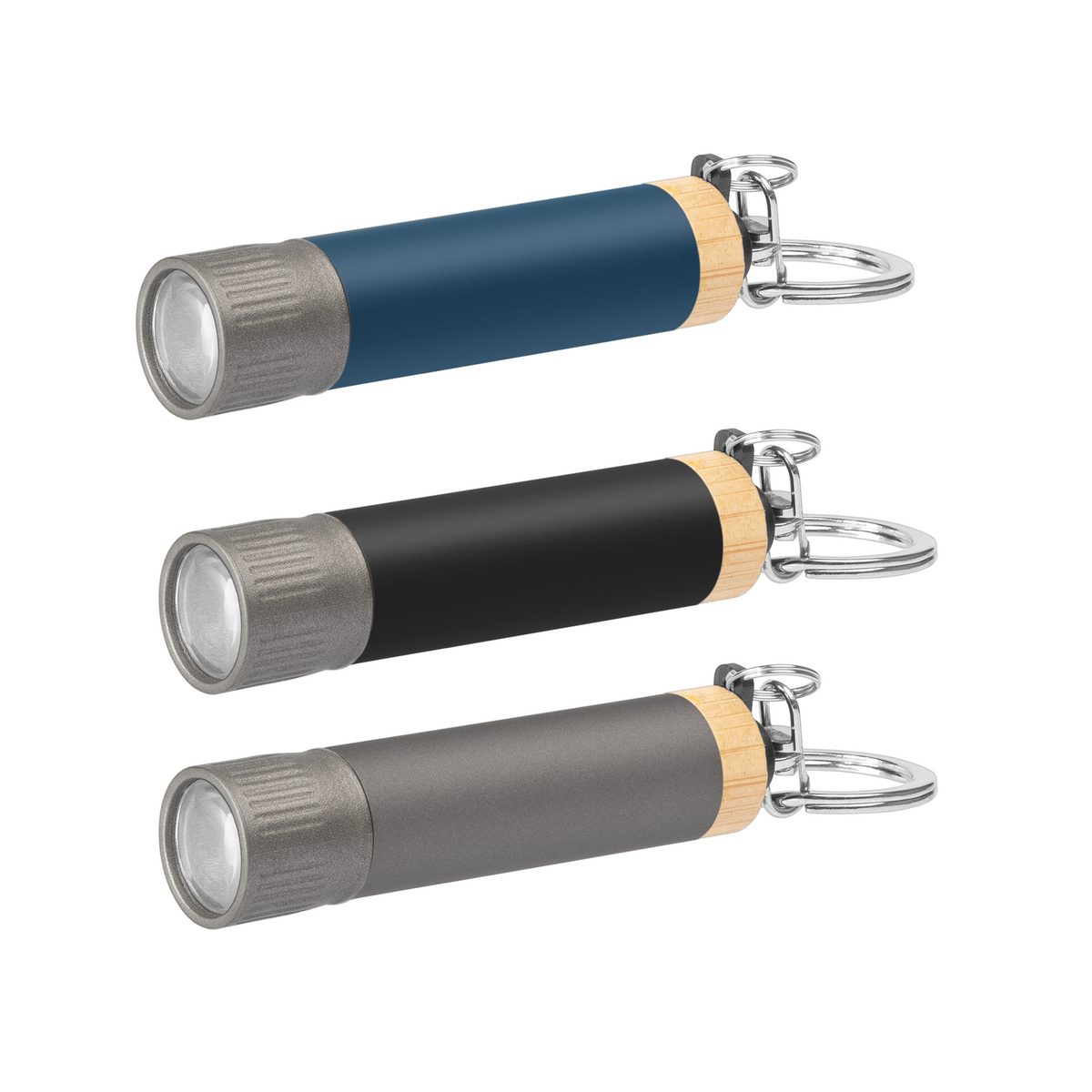 Lampe de poche porte-clés Reborn en aluminium recyclé
