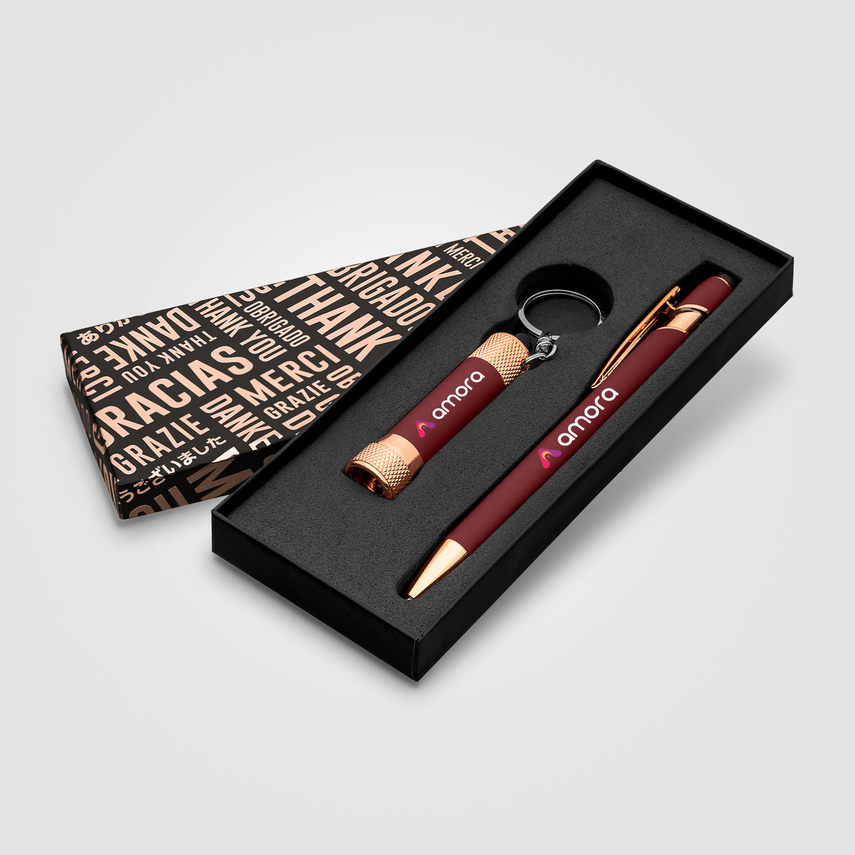 Prince Softy Rose Gold coffret cadeau avec Thank you Box