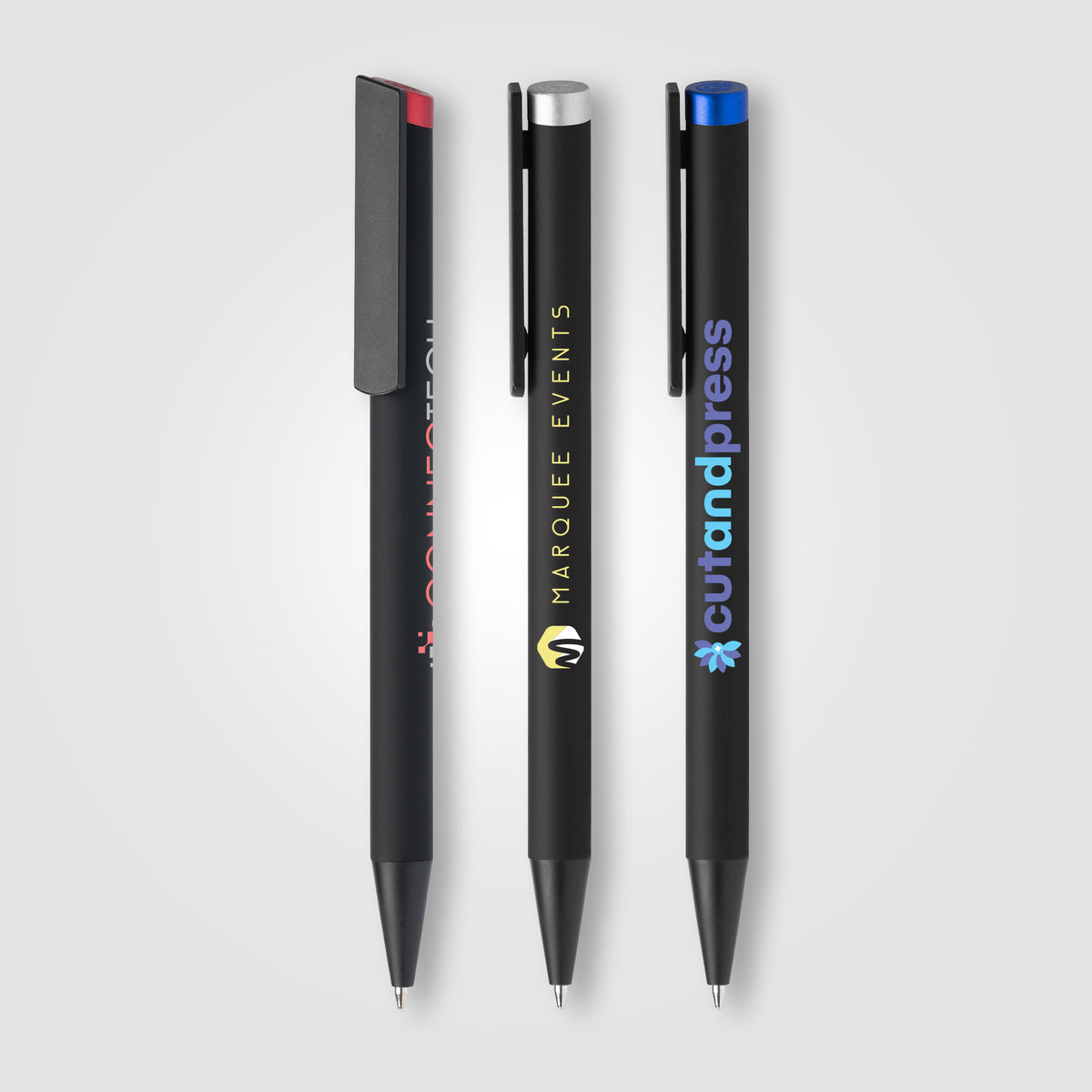 Stylo-bille Volos en aluminium recyclé finition miroir colorée