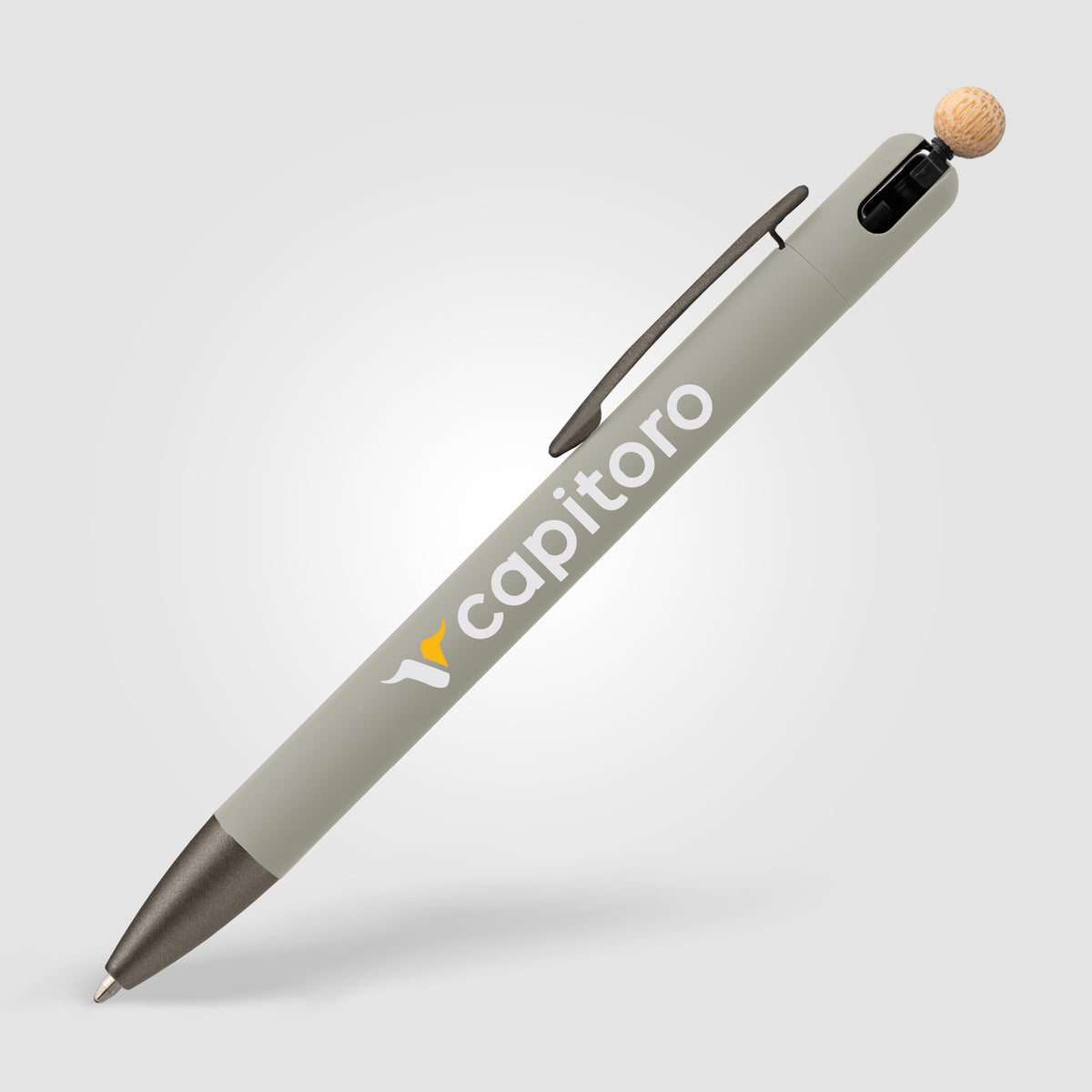 Stylo Cavo en aluminium recyclé avec fonction anti-stress